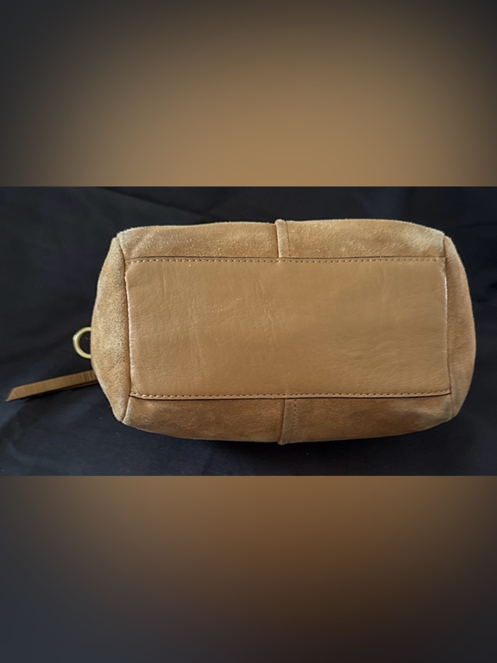 Coach Vintage Mini Tan Suede Crossbody With Suede Wristlet - Picture 7 of 16